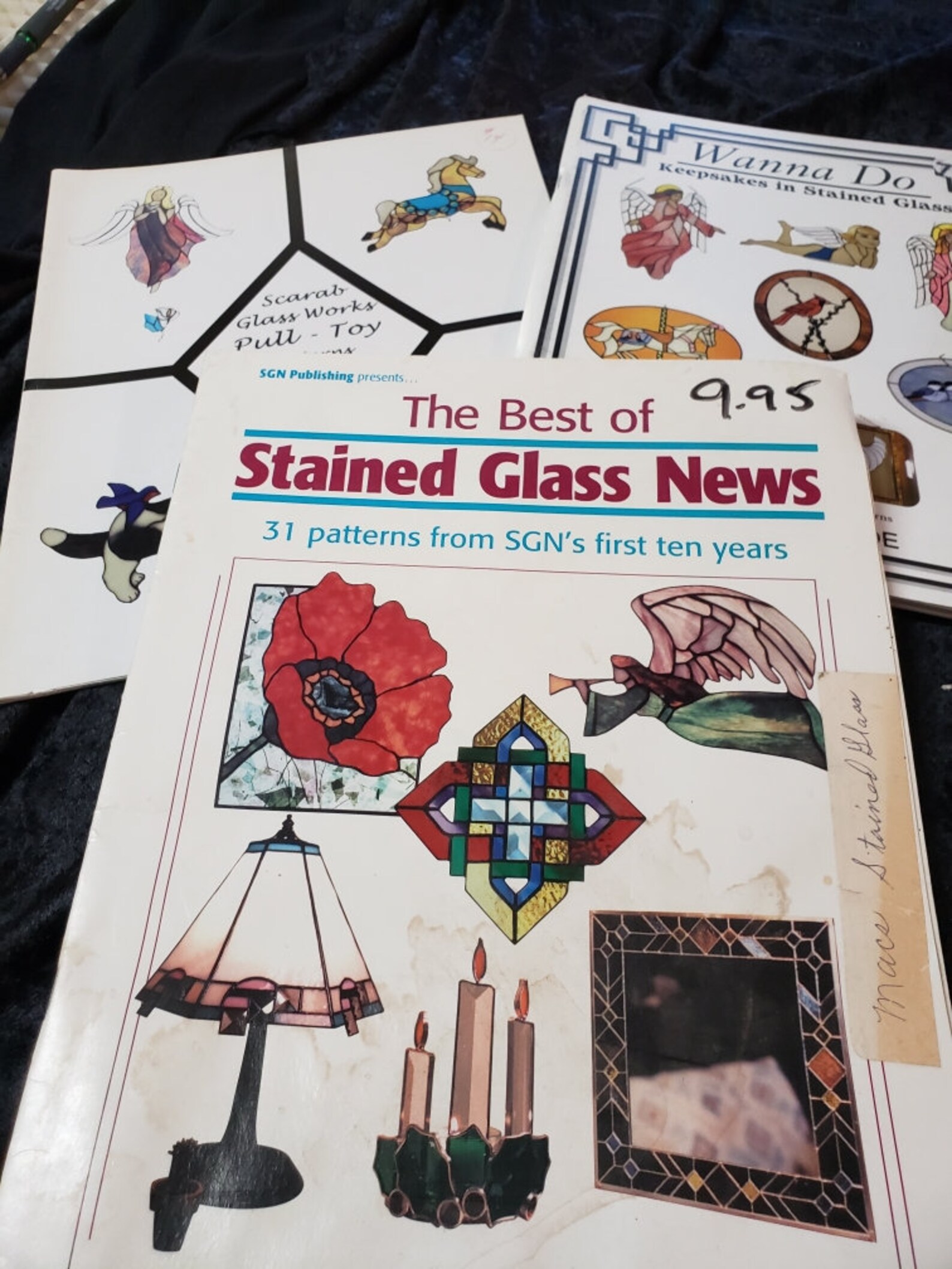 Stained Glass Pattern Books 3 Pack Etsy