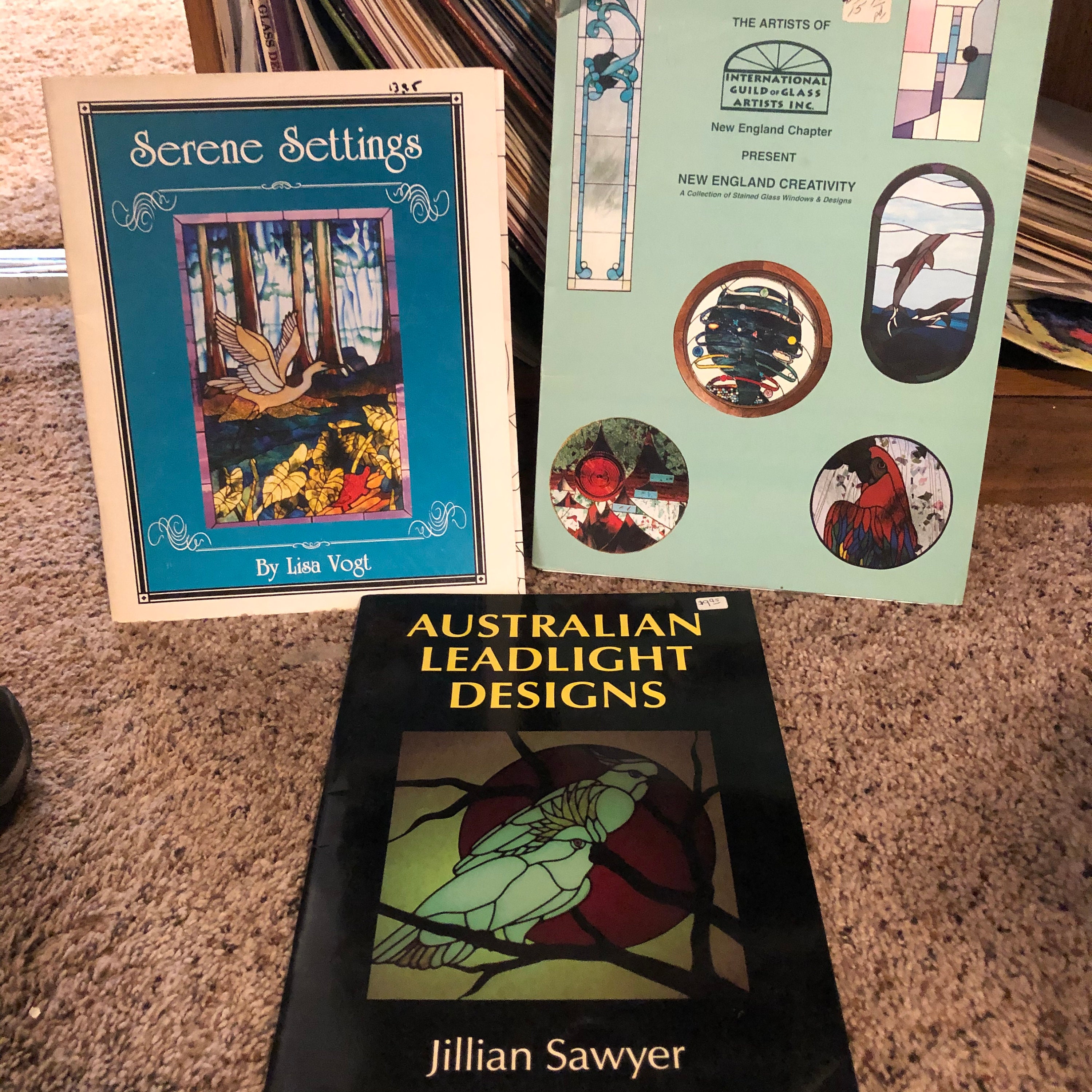 Stained Glass Glass Art Stained Glass Book Bundle Craft Supplies