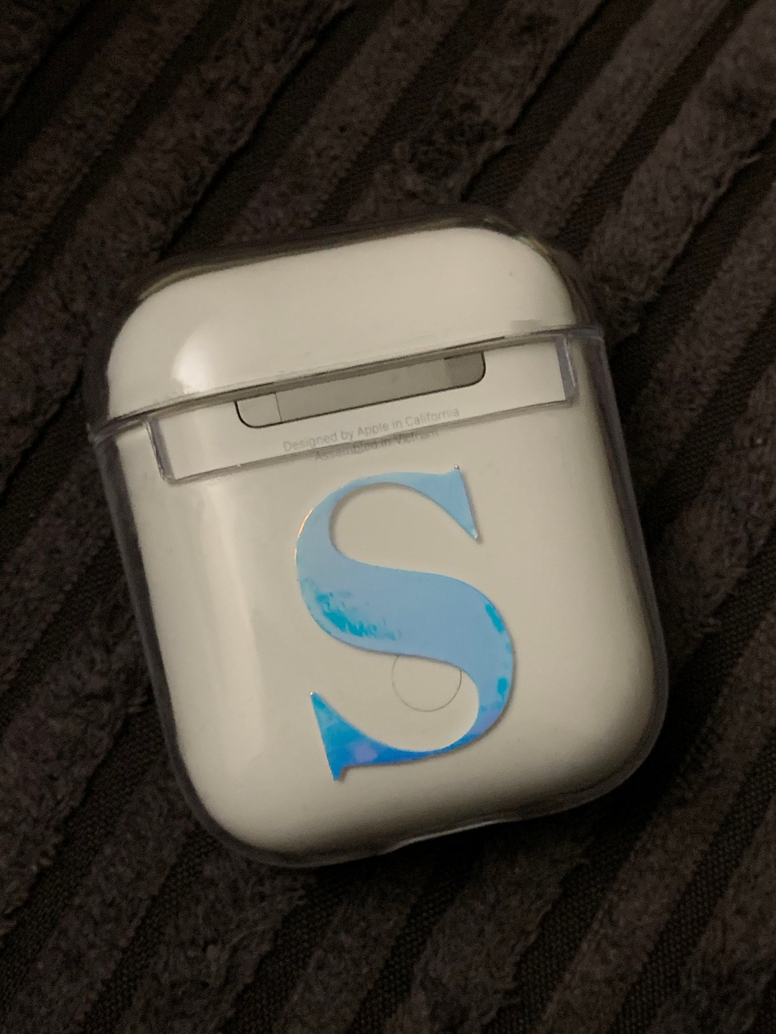 Personalised Airpod Case Clear Plastic Etsy