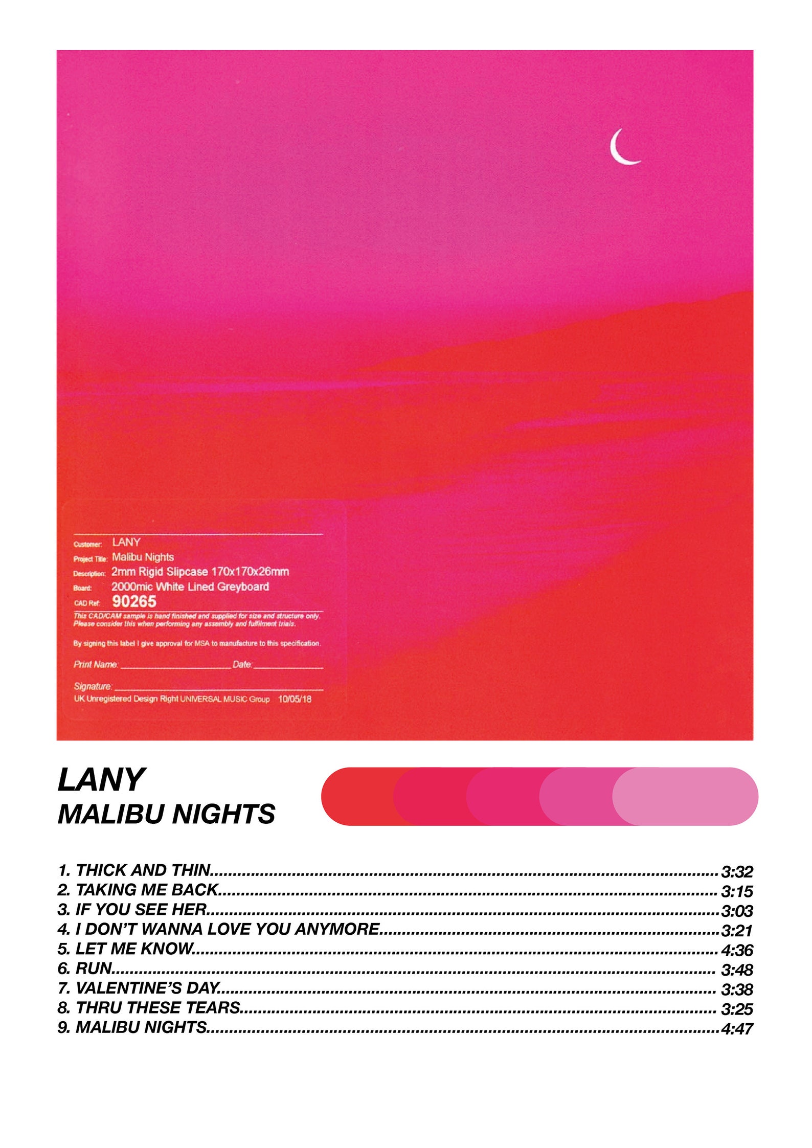 LANY Album Cover Poster - Etsy