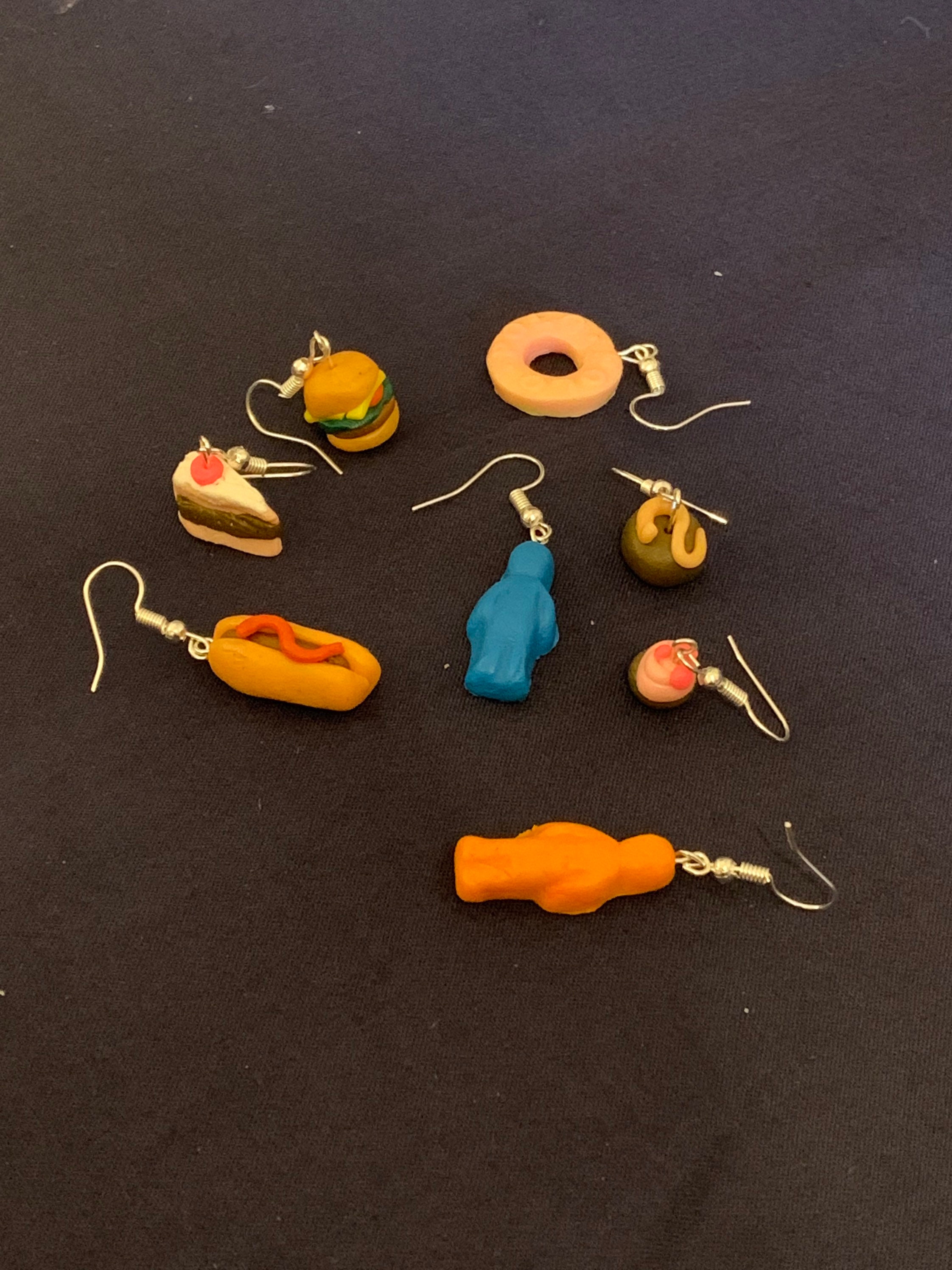 Handmade Clay Earrings Food Etsy