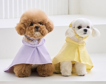 Pastel Rain Poncho | Dog Raincoat Jacket | Rain Coat for dog | Dog Clothes | Dog Clothing | Puppy Clothes | Waterproof Jacket for Dog