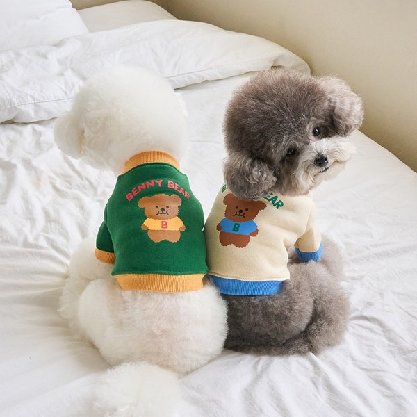 Benny Bear T-shirt | Dog Shirt Tops | Dog T-shirt | Clothes for Dog, Puppy | Dog Clothing | Puppy Clothes | Puppy Clothing | Pet Clothing