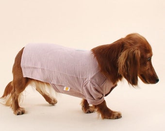 Daily T-shirt | Cotton Dog Clothes for Dog, Puppy | Dog Clothing | Dog Tops | Puppy Clothing | Pet Clothing |Dog Apparel |Green, Beige, Pink