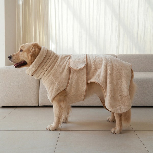 Quick Drying Bathrobe(M-6XL) | Dog Bathrobe | Dog Drying Coat | Dog Bathrobe Towel | Dog Bath Towel Wrap | Super Absorbent Dog Bathrobe