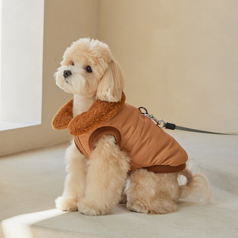 Dog Puffer Jacket Favorite Harness Puffer Jacket Dog Etsy