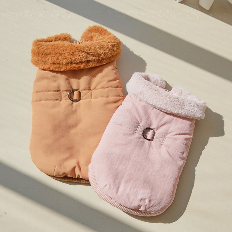 Dog Puffer Jacket Favorite Harness Puffer Jacket Dog Etsy