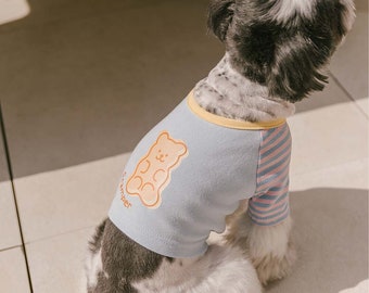 Jelly Bear Crop Top | Dog Shirt Tops | Dog Clothes | Dog Clothing | Puppy Clothes | Puppy Clothing | Pet Apparel | Pet Clothes |Pet Clothing