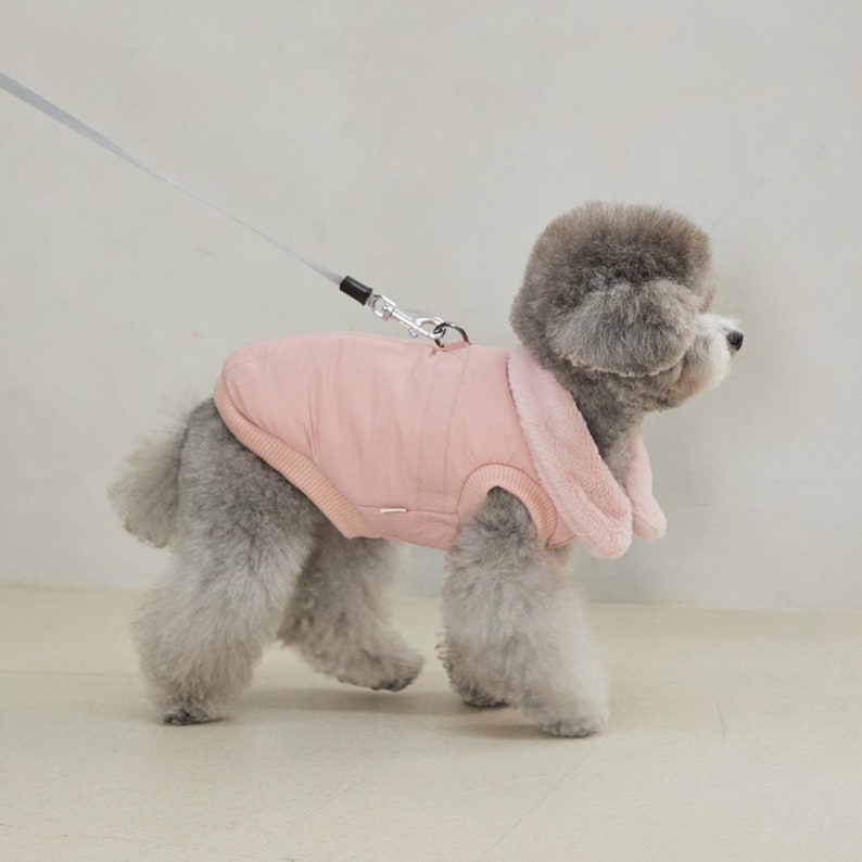 Dog Puffer Jacket Favorite Harness Puffer Jacket Dog Etsy