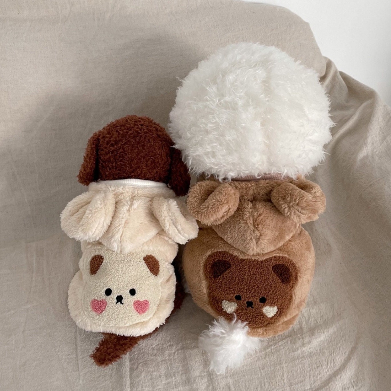 Dog Fleece Jacket My Bear Fleece Hoodie Jacket Dog Clothes Etsy