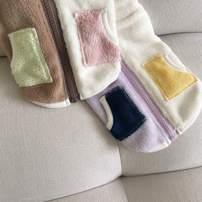 Dog Fleece Jacket Ice Cream Fleece Vest Jacket Dog Clothes Etsy