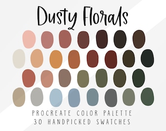 Procreate Color Palette Honey I Procreate Color Palette - Etsy