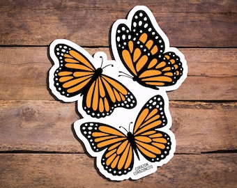 Mexican Stickers, Latina Stickers, Latino Stickers, Monarch Butterflies, Monarchs, Mariposa Monarca, Laptop Stickers, Stanley Cup Stickers,