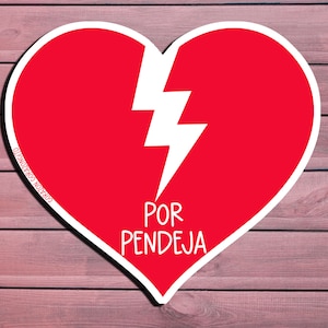 Mexican Stickers, Por Pendeja, Latina Stickers, Latina Owned, Latino Stickers, Laptop Stickers, Hydro Flask Stickers, Yeti Stickers, Latina,