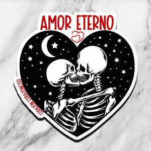 Mexican Stickers, Amor Eterno, Latina Stickers, Latino Stickers, Laptop Stickers, Hydro Flask Stickers, Yeti Stickers, Latina Owned, Stanley
