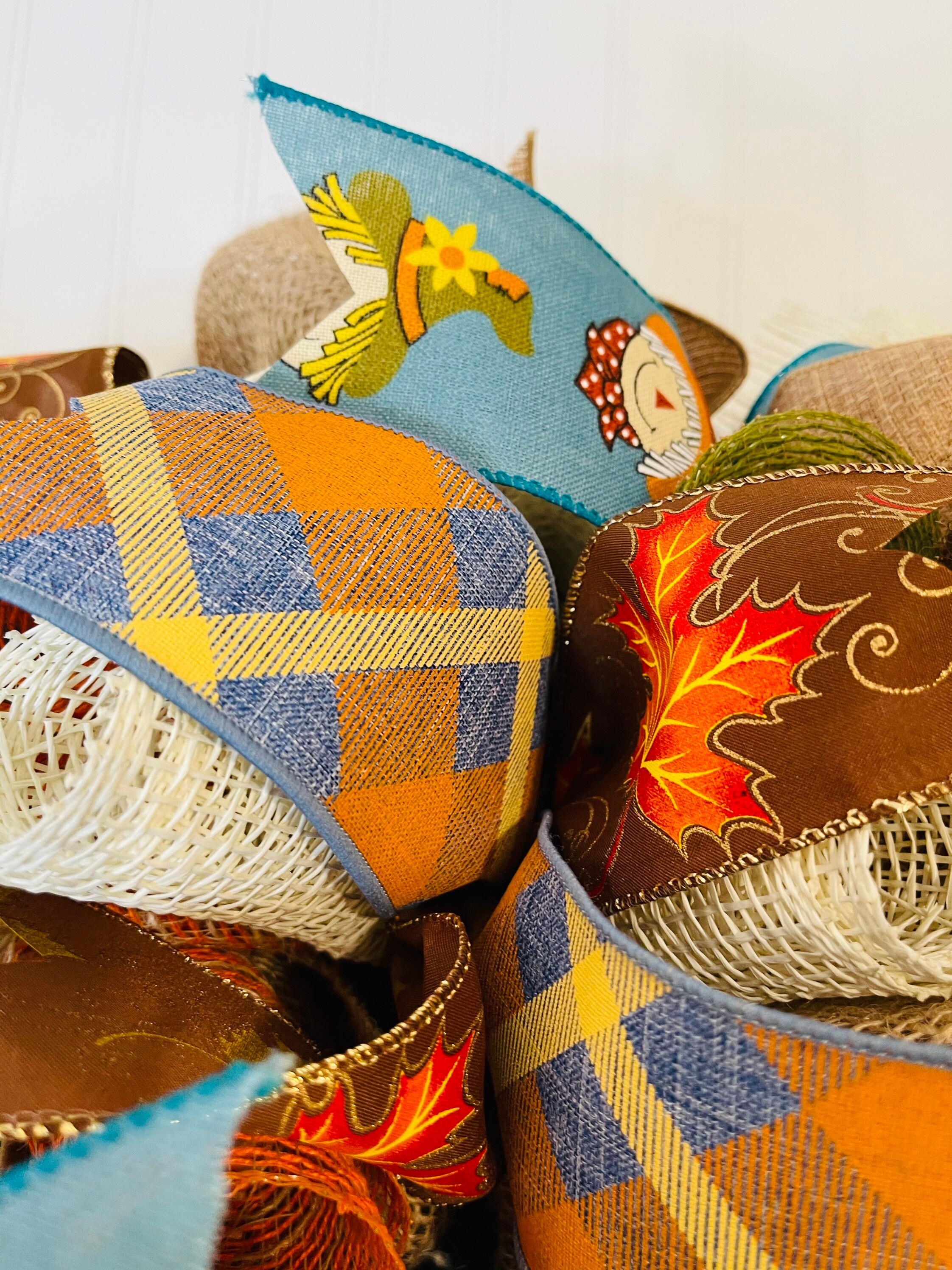 Corona de otoño para su puerta delantera o vestíbulo interior | Etsy