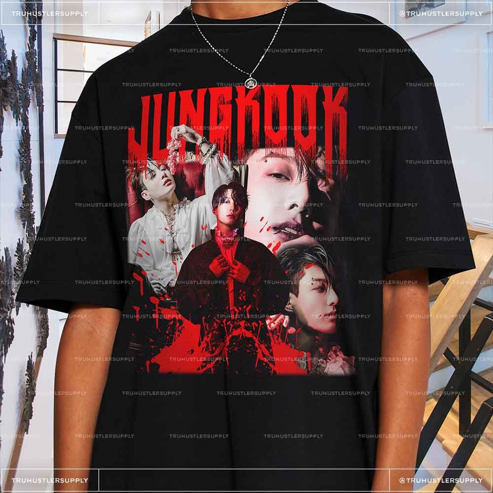 Discover Vintage Vampire Jungkook Shirt, Vampire Jungkook Shirt