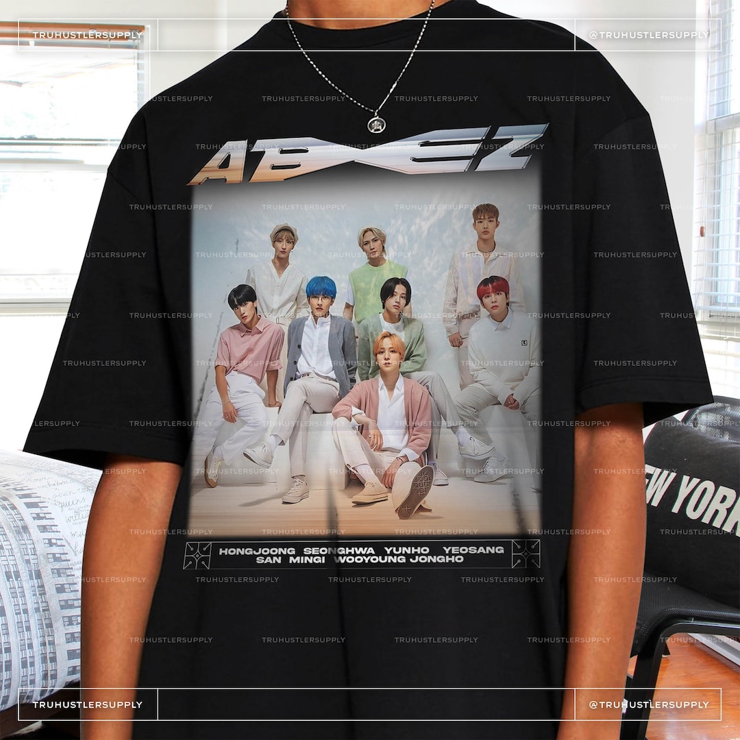 ATEEZ Shirt Tshirt Tee Merch, Ateez the Fellowship Tour 2022 Casual