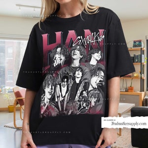 Han Straykids Kpop Inspired Vintage Graphic Shirt, Han Retro T Shirt, Han Kpop Bootleg Shirt, Vintage Kpop Shirt for her Birthday