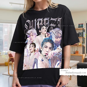 S.coups Seventeen Kpop Inspired Vintage Graphic Shirt, S
