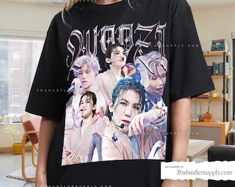 Chemise graphique vintage inspirée de Woozi Seventeen Kpop, t-shirt rétro Seventeen Concert, chemise Seventeen World Tour, chemise pour carats, t-shirt Kpop