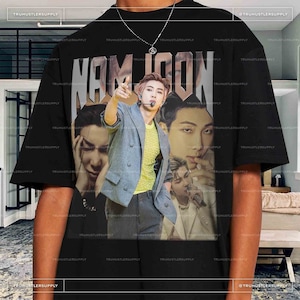 Namjoon Retro Shirt | Namjoon Graphic Shirt |  Rapmonster Vintage Shirt