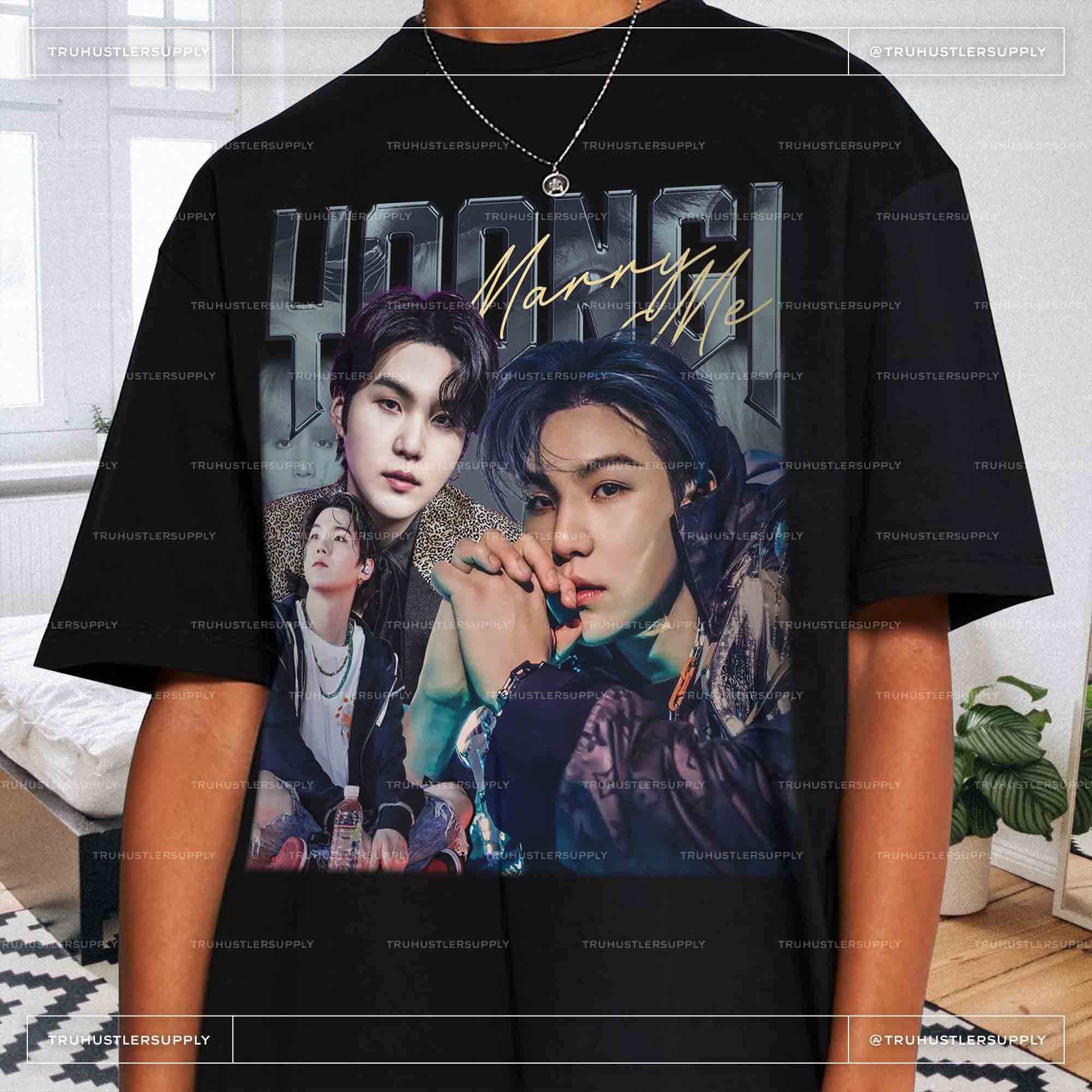 Discover Yoongi Vintage Shirt, Yoongi T-Shirt