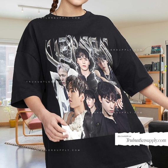 SEVENTEEN 公式 Tシャツ バーノン VERNON T-shirt Vernon Seventeen Kpop Inspired Vintage Graphic Shirt