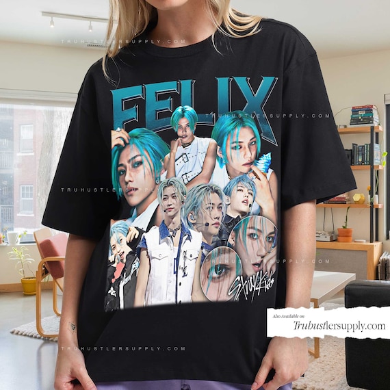 Felix Stray Kids Graphic Shirt, Felix Kpop Bootleg Shirt