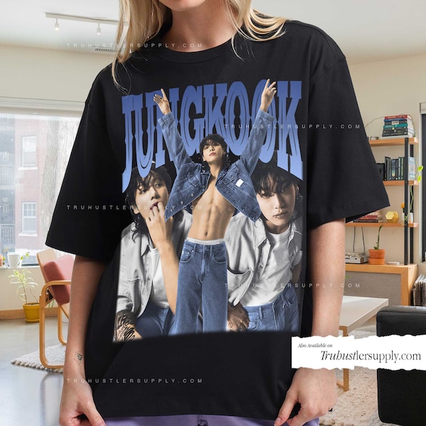 Jungkook BTS Kpop Shirt, Vintage Jungkook JK Retro Graphic 90s shirt, Vintage Jungkookie Bad Boy Graphic 90s shirt