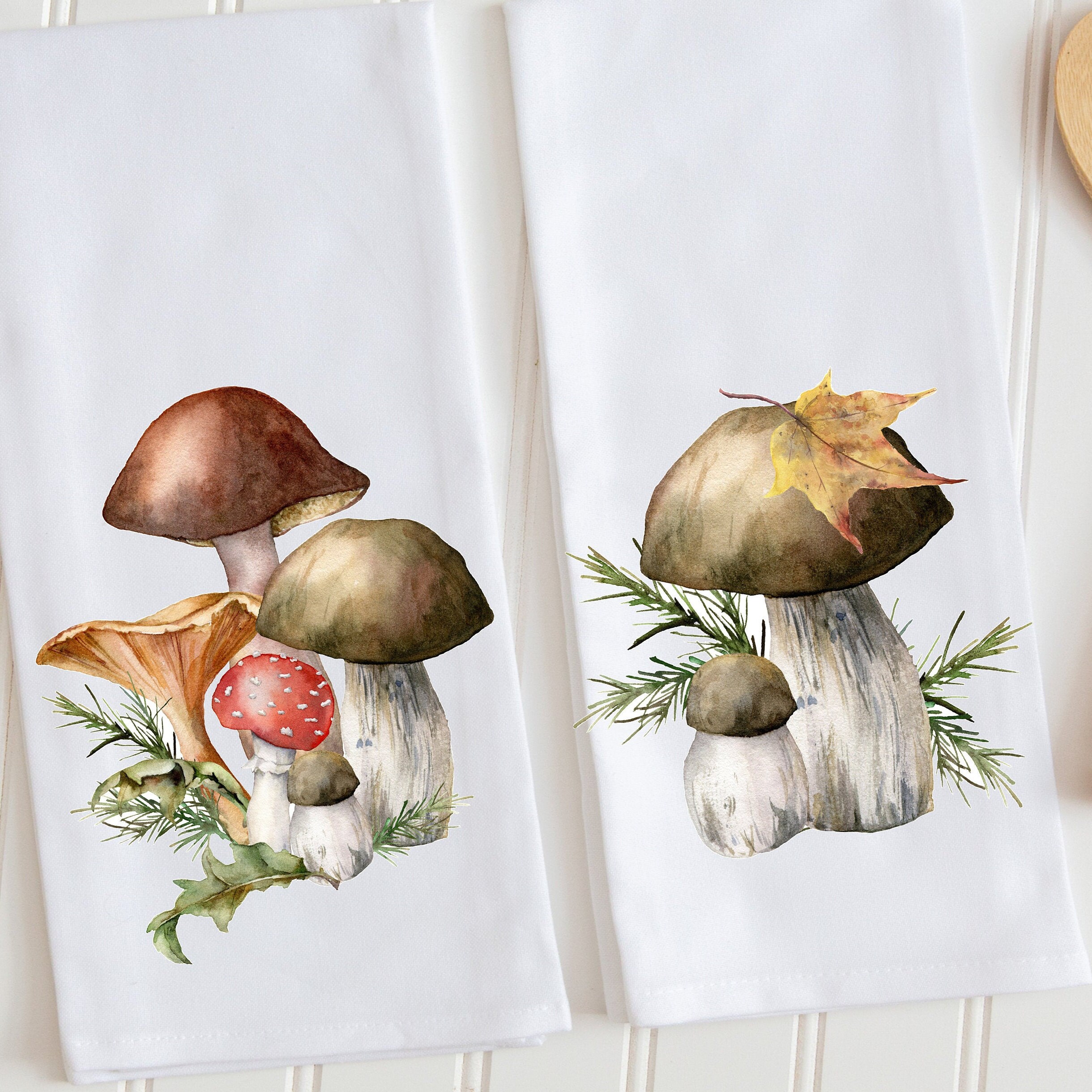 70s mushroom kitchen