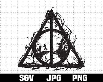 Free Free 163 Floral Deathly Hallows Svg Free SVG PNG EPS DXF File
