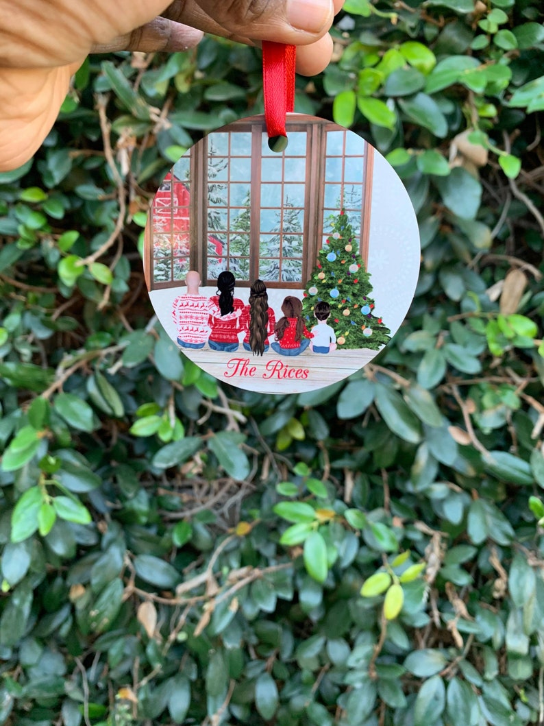 Personalized family Christmas Ornaments With gift box FREE SHIPPPING!