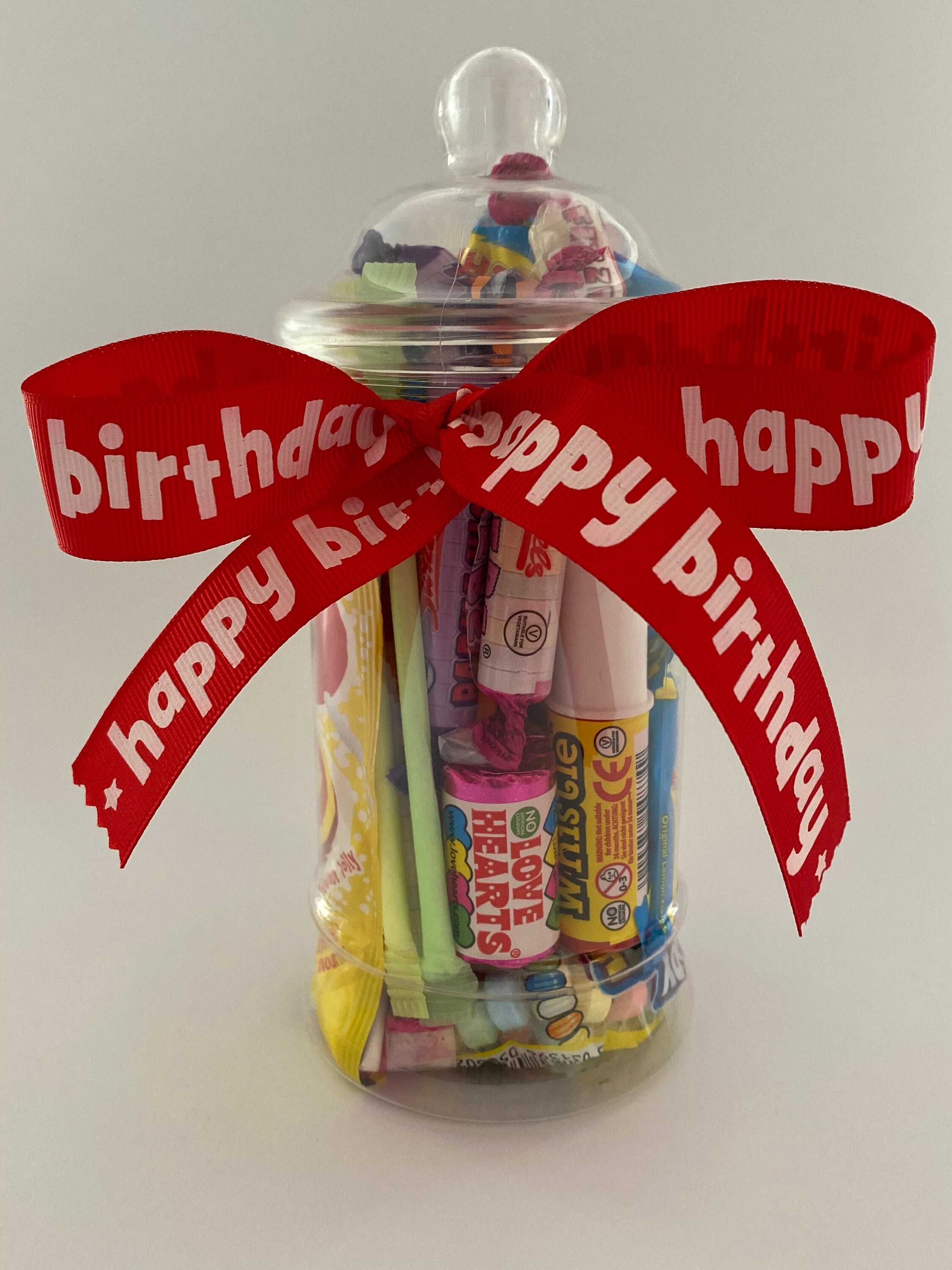 VEGAN Sweets Unique Birthday Gift Jar full of Vegan Retro Etsy