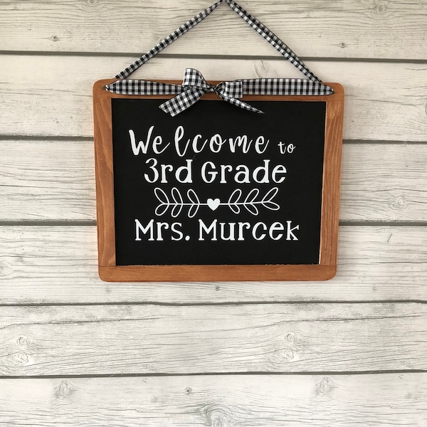 Teacher Chalkboard Etsy