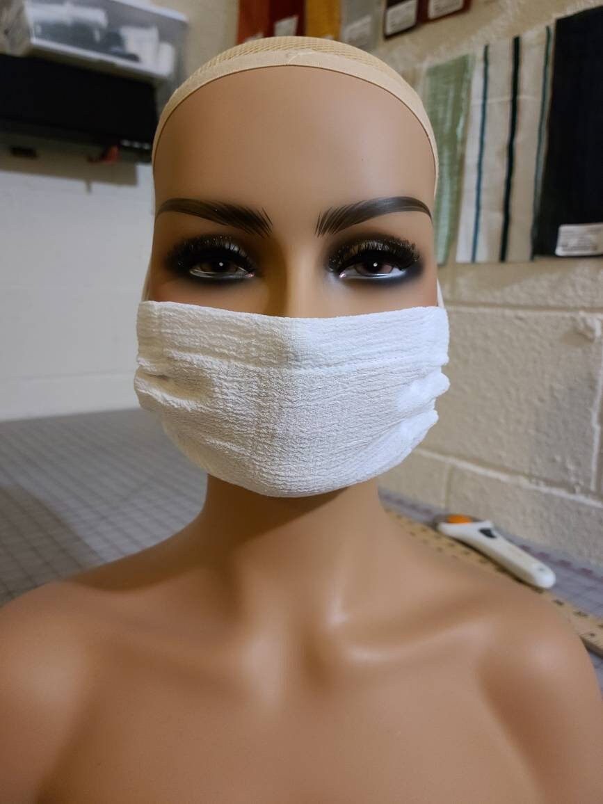 1 Layer Mask Gauze 100 Cotton Breathable Soft Ear Etsy