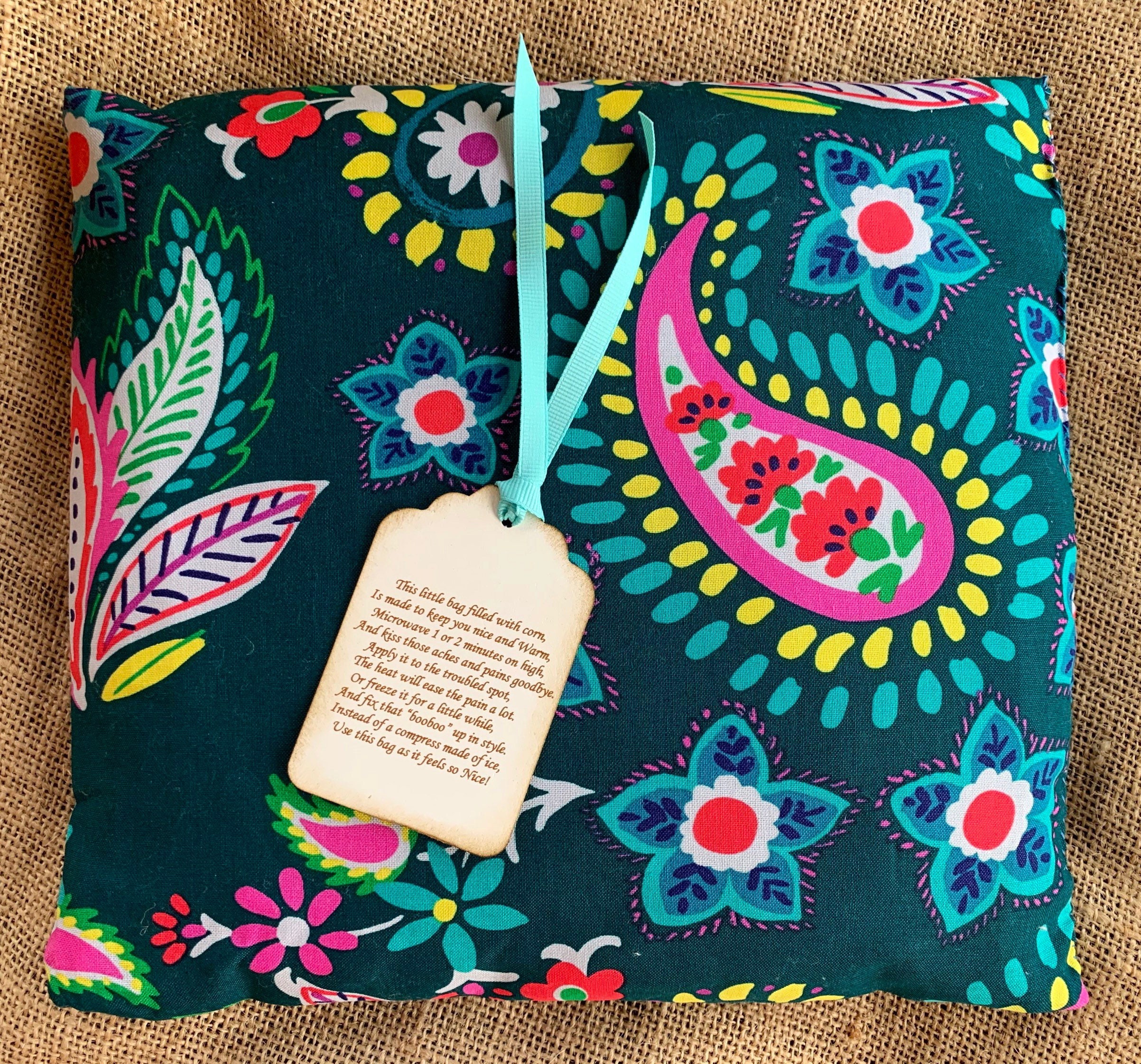 Heating Pad Reusable Microwave corn bag gift Corn Bags Etsy.de