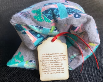 Birthday gift, Corn Bag, Heating pack, Heating pad, reusable Massage Therapy, Hot Yoga, Birthday Gifts, Get Well, Gift for Her, Neck wrap