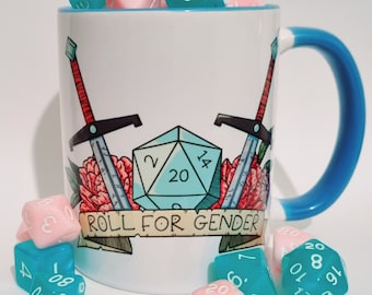 ROLL FOR GENDER - Mug