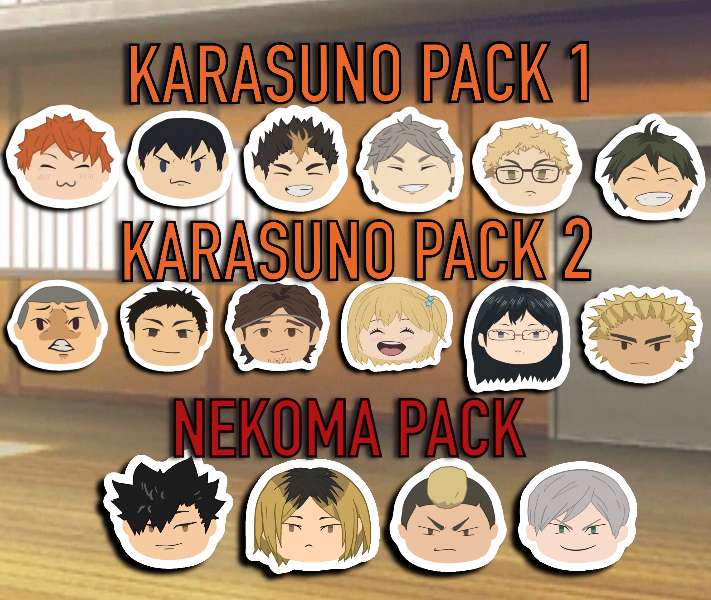 Cute Haikyuu Stickers | Etsy