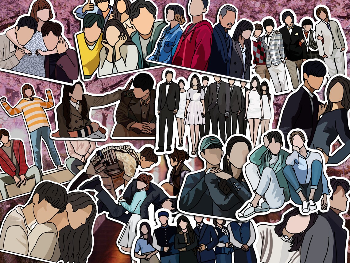 Kdrama Sticker Sets Etsy