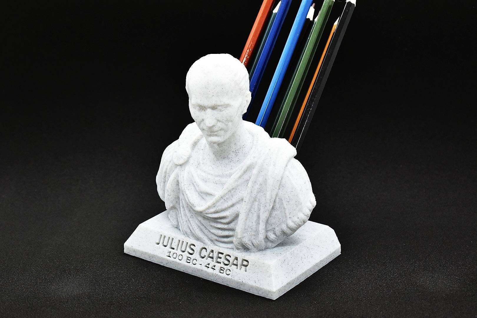 Julius Caesar Pen Holder Classic Style 3D Printed Statue Etsy Australia