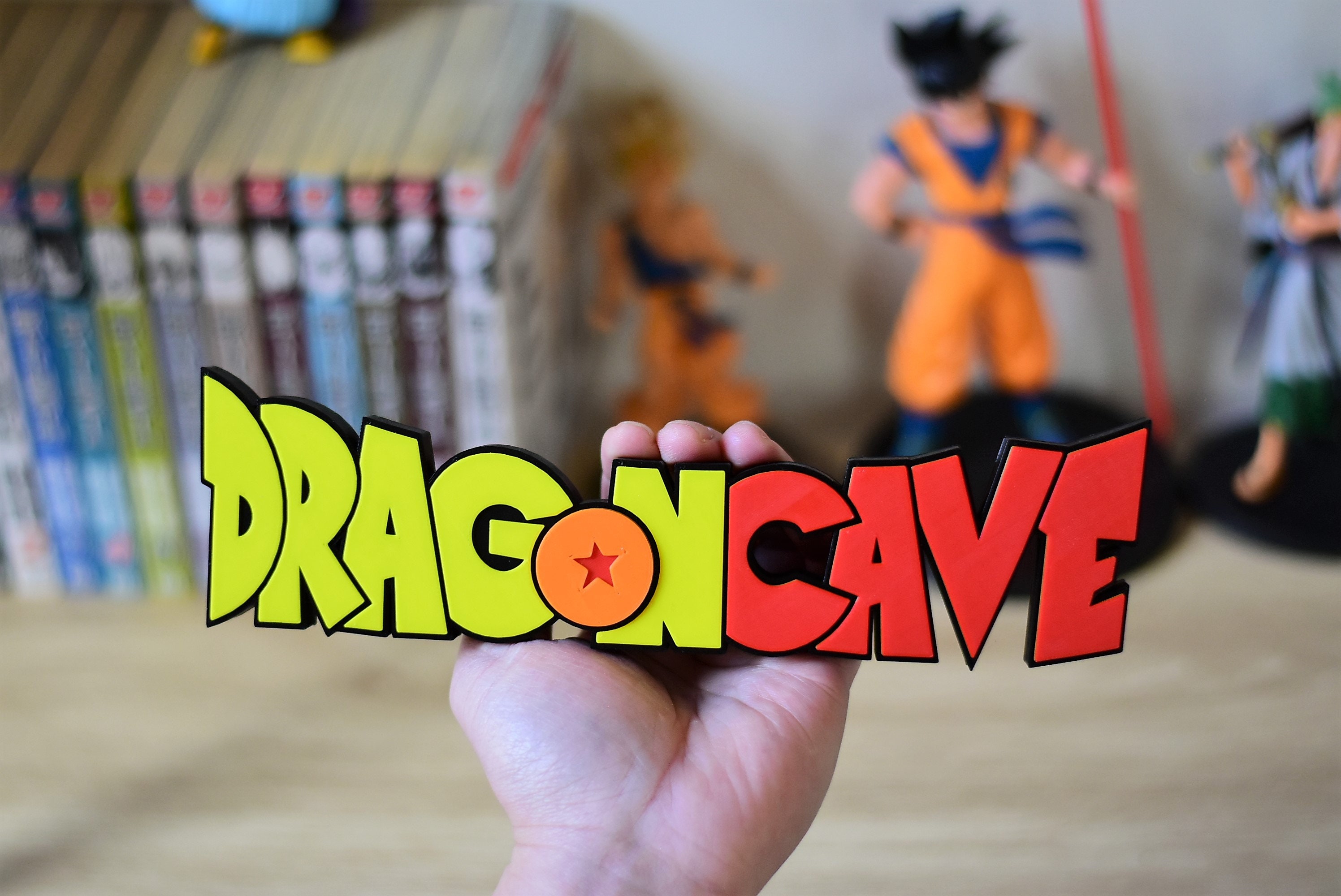 Custom Dragon Ball Z Inspired Name Plate Personalised Desk 