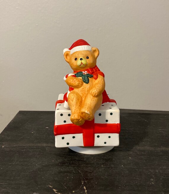 Vintage Mann Music Box Jingle Bells 1982 Etsy