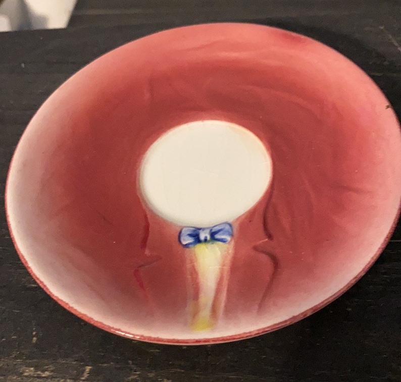 Hand Painted Vintage Cap\u2019n Patch Small Teacup and Saucer