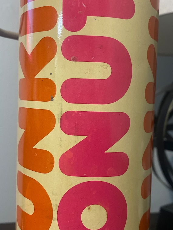 Vintage Dunkin Donuts Metal Thermos