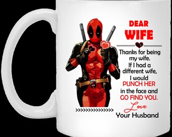 deadpool dear husband mug