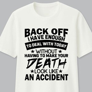By Robertmiab - Back Off I Have Enough To Deal with Today svg 2022 HALLOWEEN Svg / Merry Christmas Png, Xmas svg
