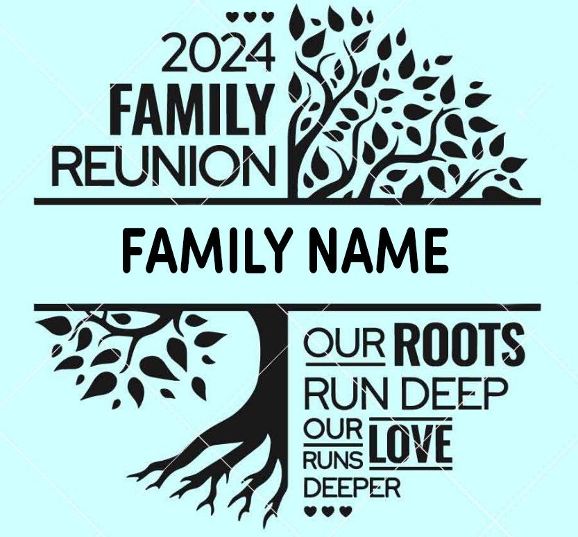 Family Reunion Tree 2024 Svg, 0ur Roots Run Deep Svg, Family Reunion Svg, Tree Of life svg, Tree with roots SVG By Robertmiab