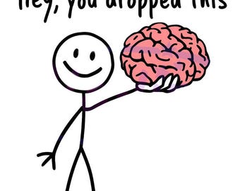 Hey_You Dropped This Brain Svg, Descarga divertida de Svg sarcástico para adultos, Svg con eslogan divertido